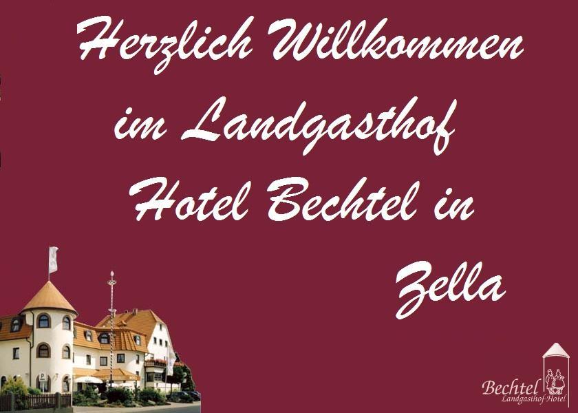 Landgasthof Hotel Bechtel Zella Экстерьер фото